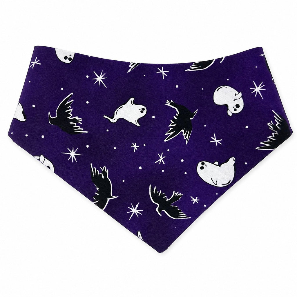 Crows and Ghosts Lights Out | Snap On Bandana