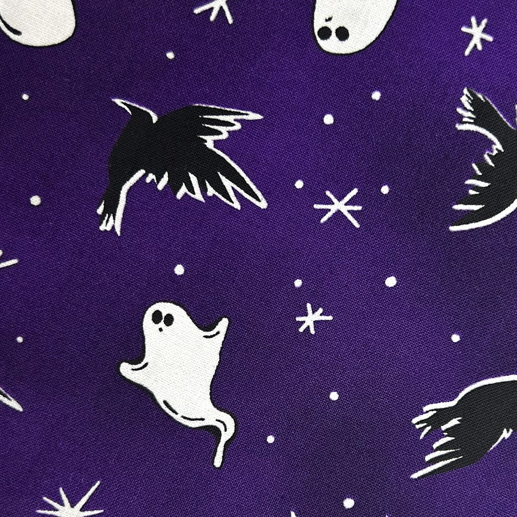 Crows and Ghosts Lights Out | Snap On Bandana