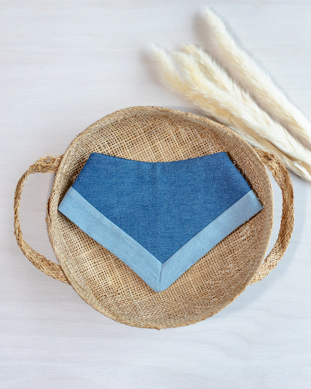 Rêverie en denim | Bandana à boutons-pression