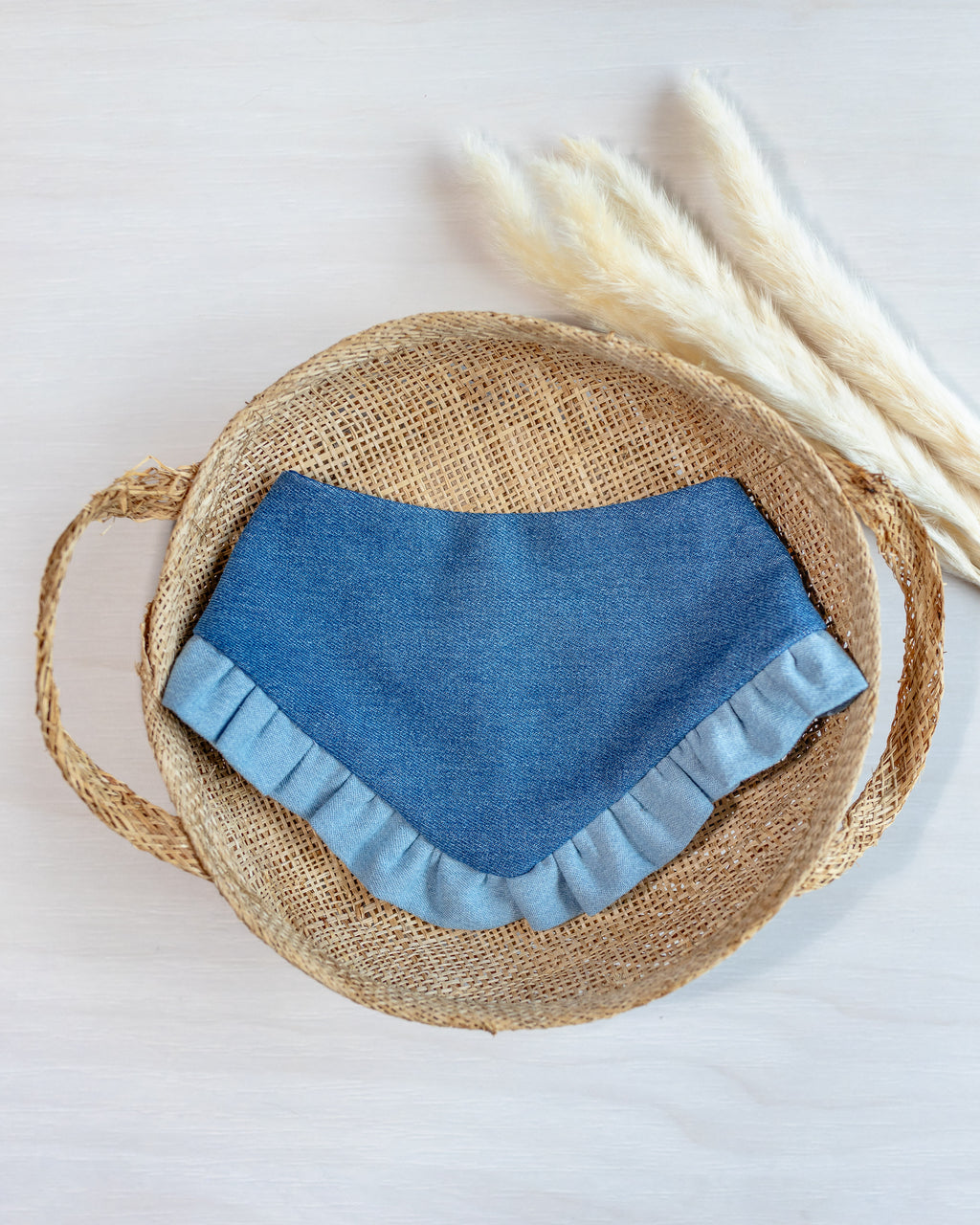 Rêverie en denim | Bandana à boutons-pression