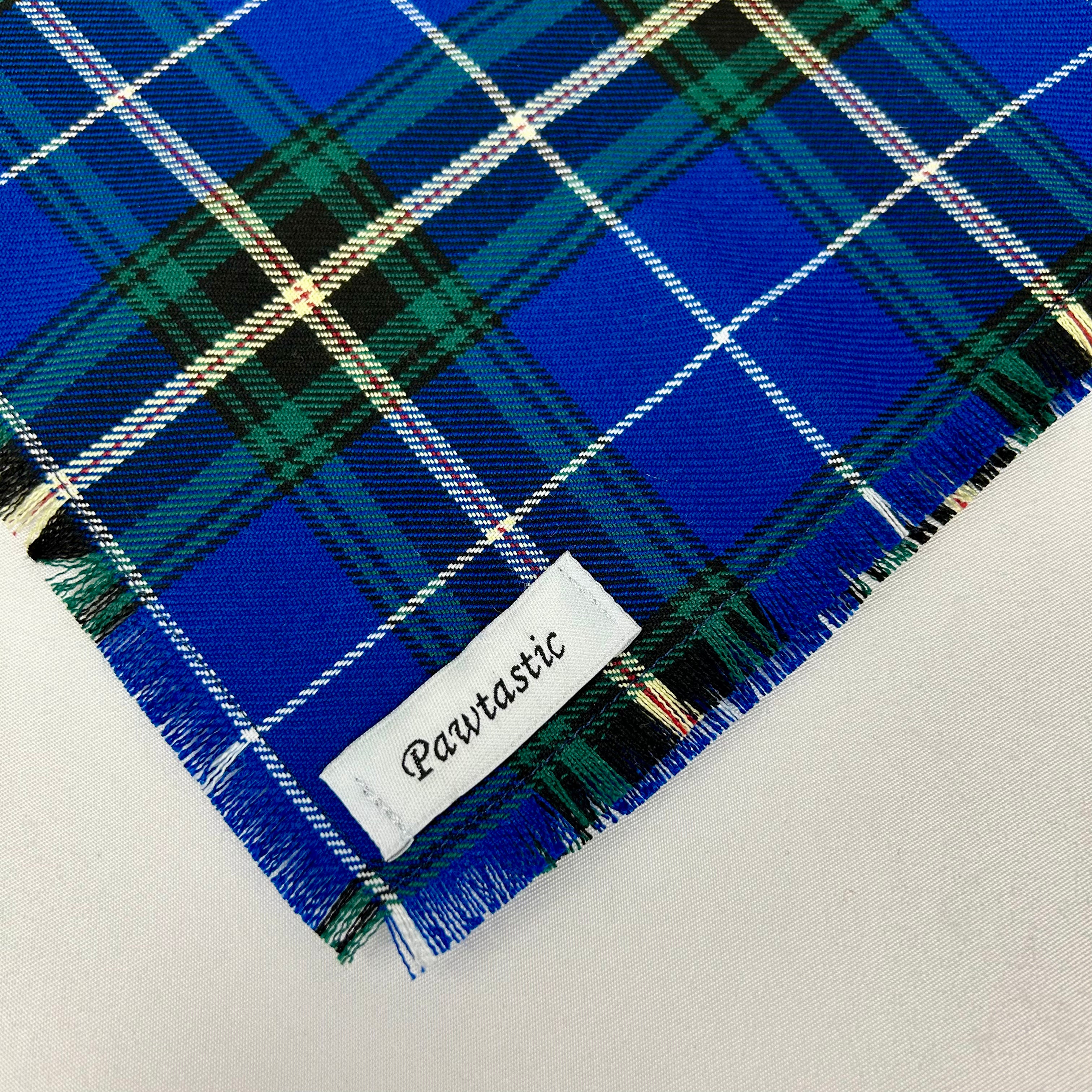 Tartan de Nouvelle-Écosse | Bandana à boutons-pression effiloché