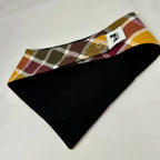 Bandana à pression | Motif écossais cidre