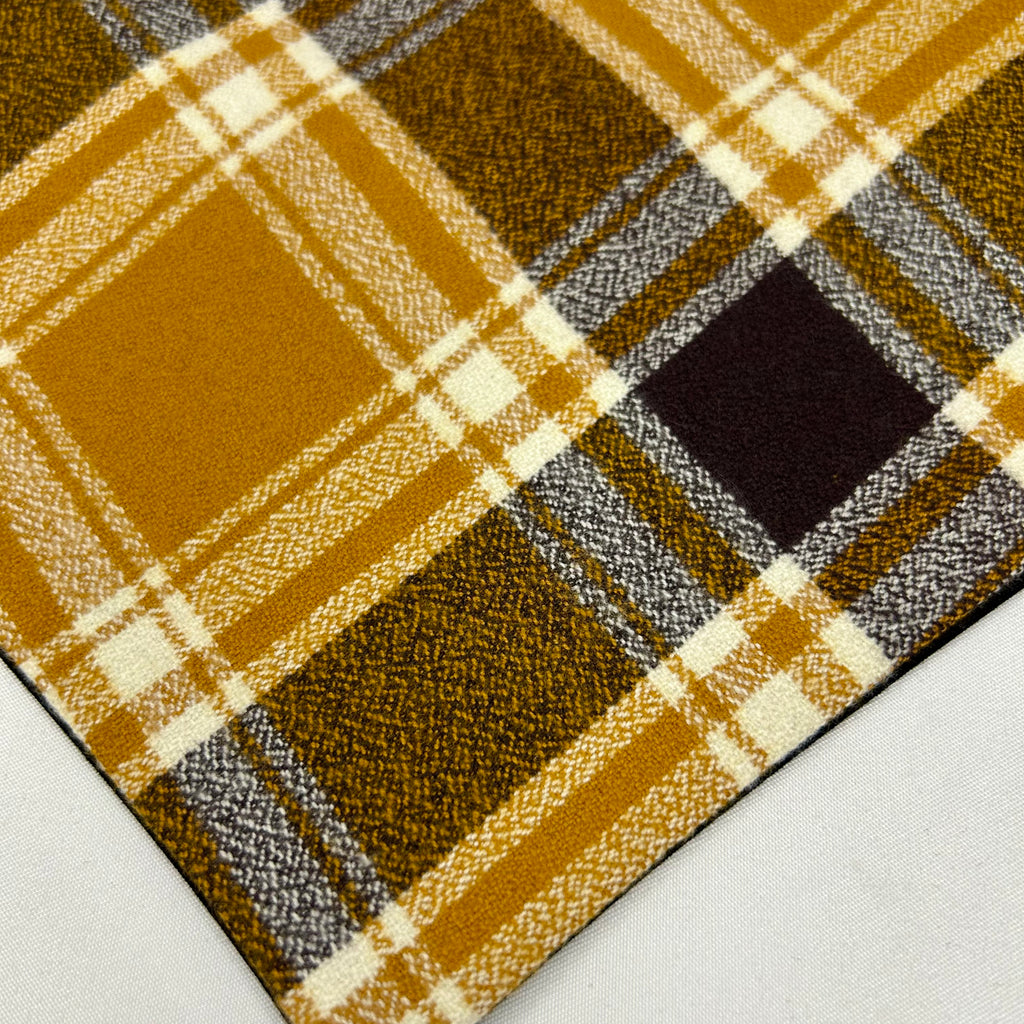 Carreaux Prairie Gold | Bandana à boutons-pression