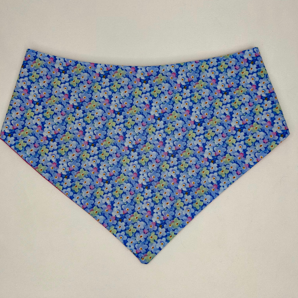 Bonheur Myrtille | Bandana en coton à boutons-pression