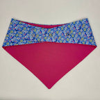 Bonheur Myrtille | Bandana en coton à boutons-pression