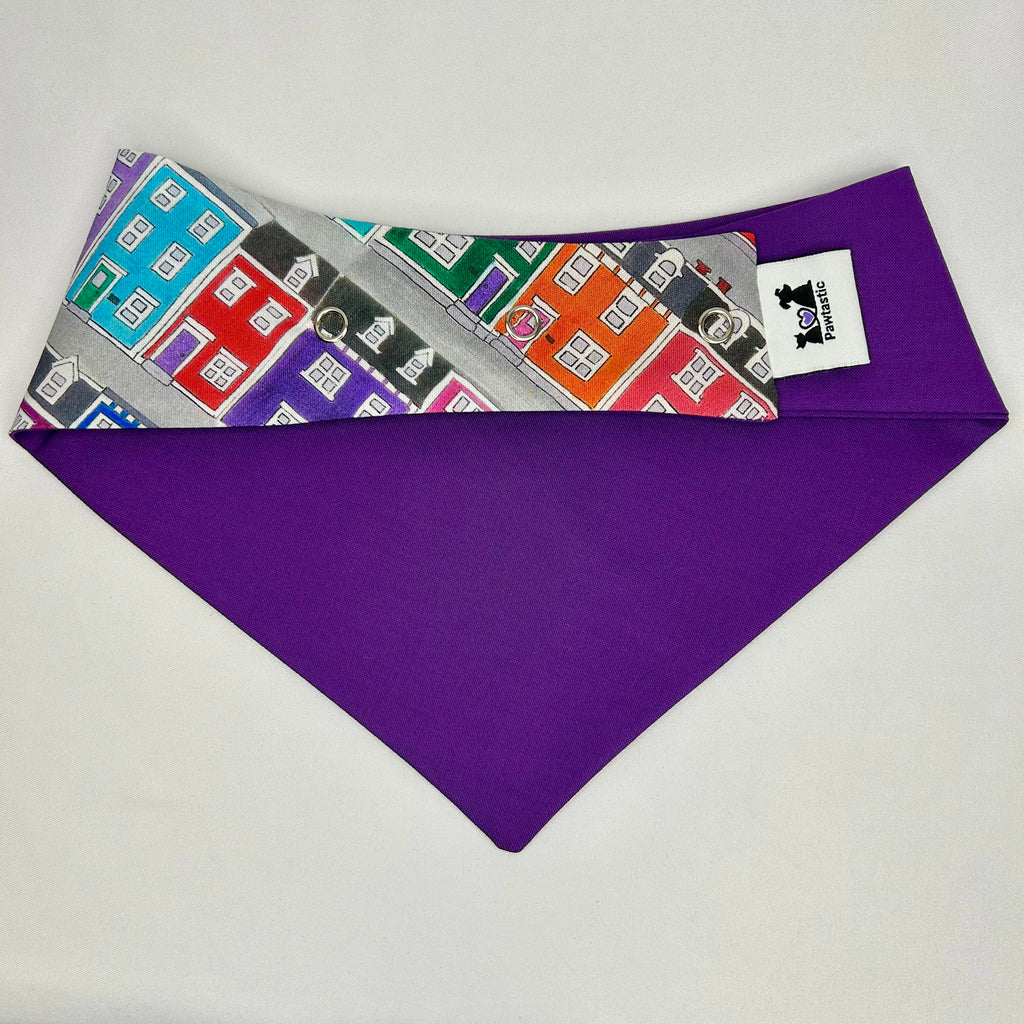 Bandana en coton à boutons-pression Jelly Bean Row