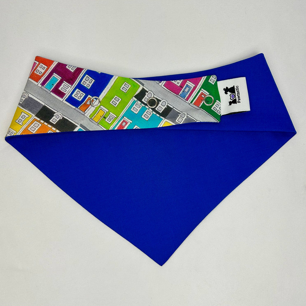 Bandana en coton à boutons-pression Jelly Bean Row