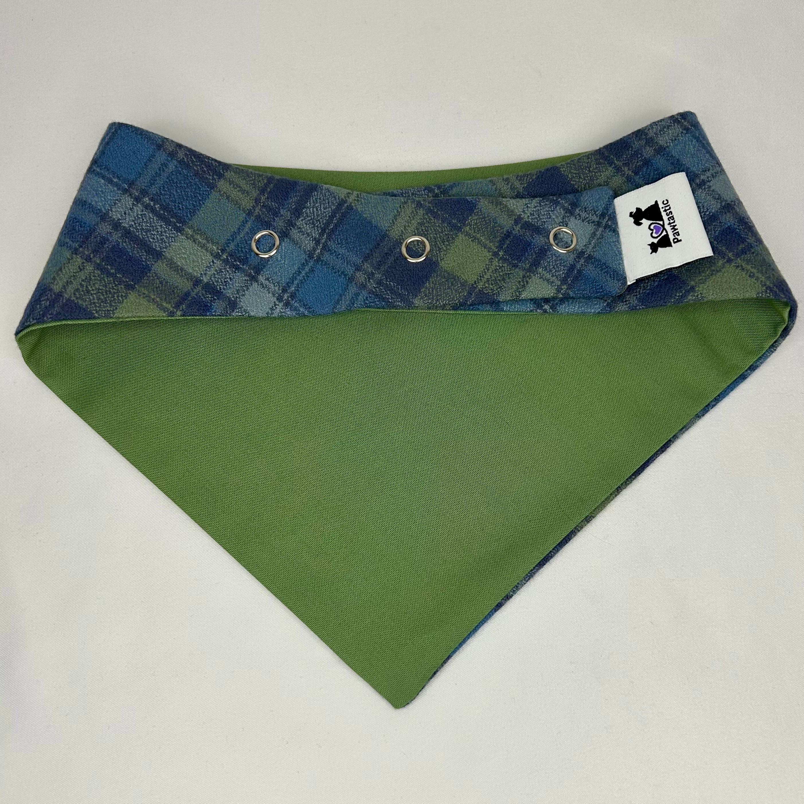 Écossais Pacifique | Bandana à boutons-pression
