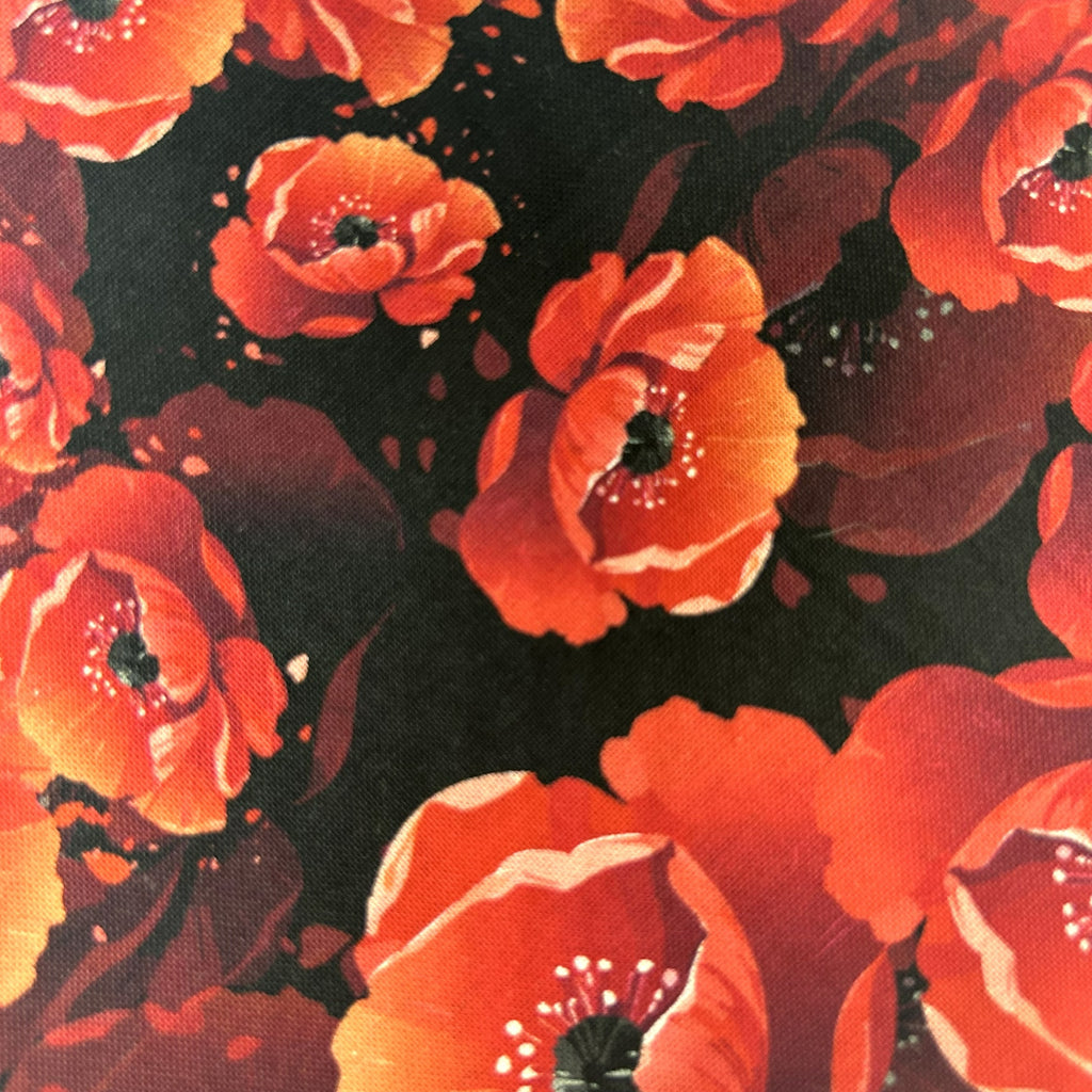 Champ de coquelicots | Bandana à clipser