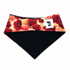 Champ de coquelicots | Bandana à clipser
