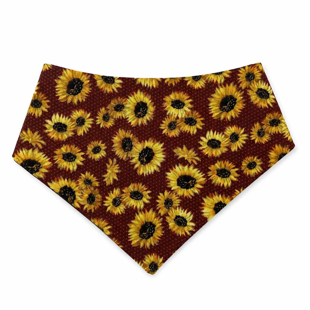 Récolte de tournesols | Bandana à boutons-pression